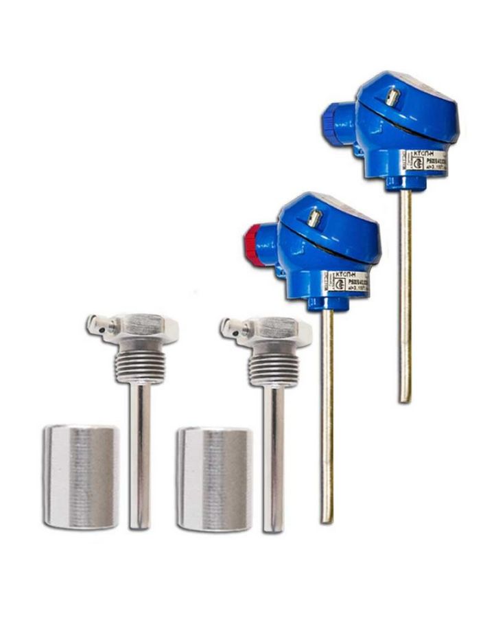 Ктсп-н с гильзами и бобышками (d6, l60, pt100 а, 4х, δt=3°с)