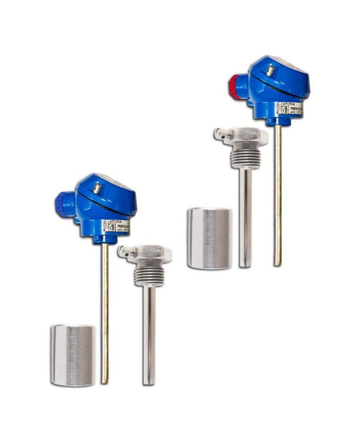 КТСП-Н с гильзами и бобышками (d6, L80, Pt100 А, 4х, Δt=3°С)