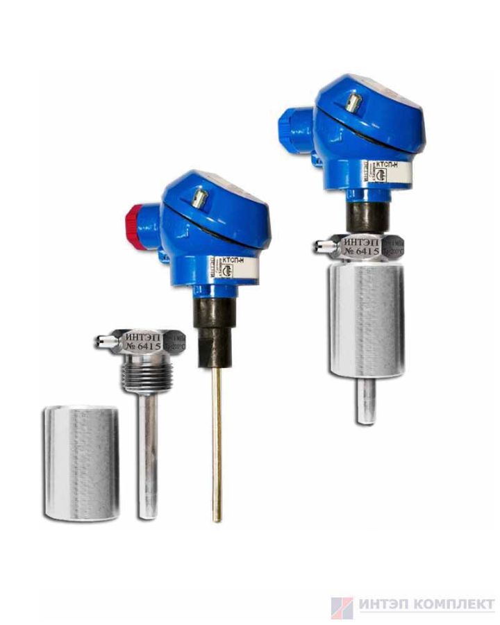 КТСП-Н c гильзами и бобышками (d4, L50, Pt100 В, 4x, Δt=3°С)