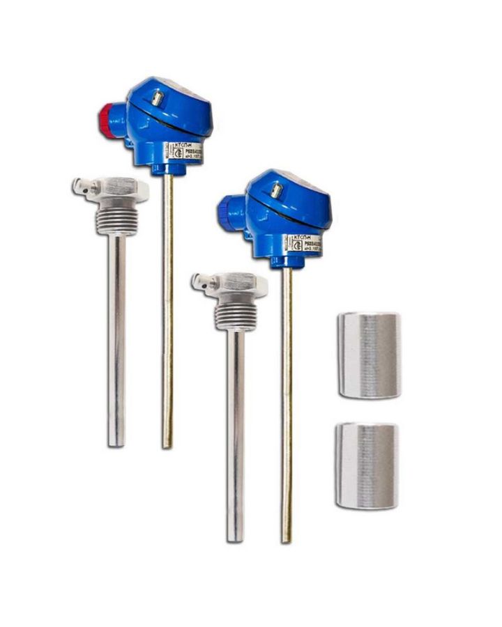 Ктсп-н с гильзами и бобышками (d6, l120, pt100 а, 4х, δt=3°с)