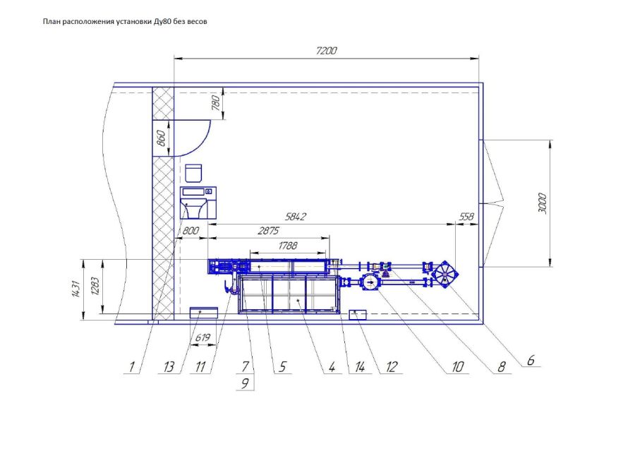 Установка поверочная эрмитаж dn80 2-й разряд(без весов)