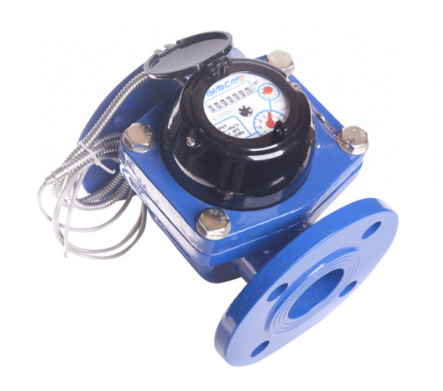 Счетчик воды универсальный турбинный «пульсар» г ду50; qn=40м3/час; тmax=95°с; исполнение 1; ip68; 