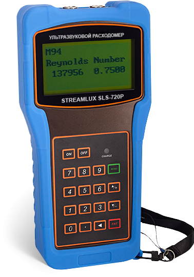 Портативный ультразвуковой расходомер streamlux sls-720p