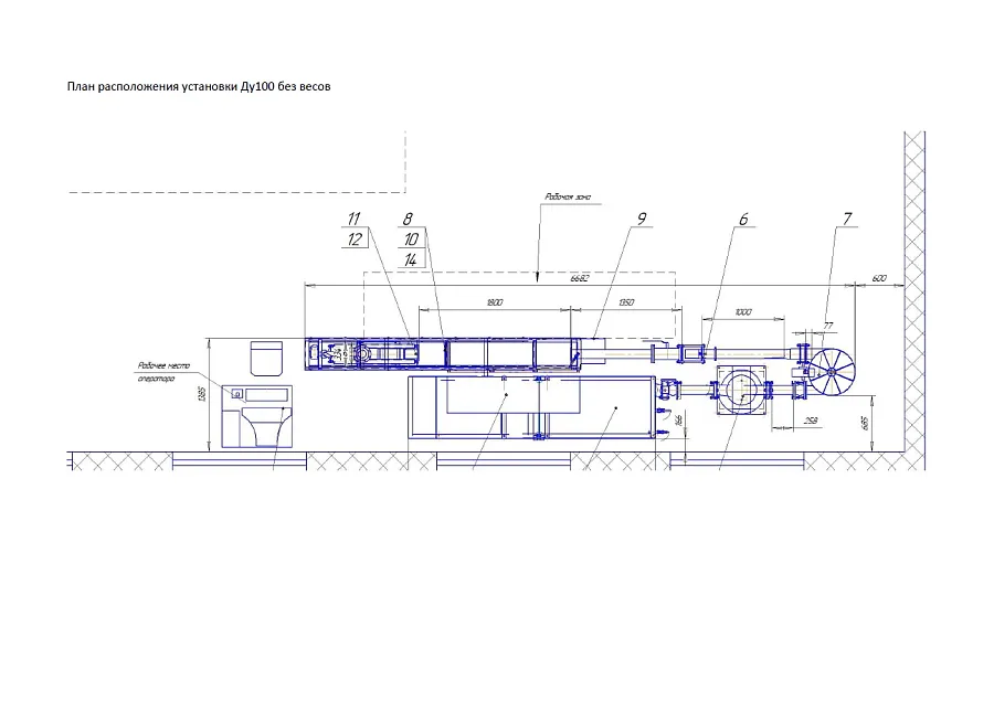 Установка поверочная эрмитаж dn100 2-й разряд(без весов)